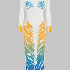 Tiger Print Mesh Sheer Round Neck Midi Dress 9 Tiger Print Mesh Sheer Round Neck Midi Dress -Women's Clothing Store ff038a0a ed7b 42c7 9299 dd4a94931bf5