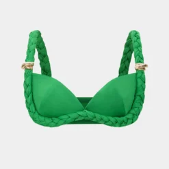 Metallic Decor Braided Cami Top