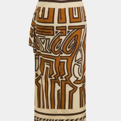 Abstract Geometric Bohemian Print Ruched Tie Front Twist Knot Zipper Skirt -Women's Clothing Store ffe33da8 391c 4538 9bbb c76d296efde4